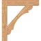 Ekena Millwork Olympic Block Smooth Bracket w/ Offset Brace, Western Red Cedar, 7 1/2"W x 40"D x 44"H BKT0806X40X44OLY05SWR - alternate 4
